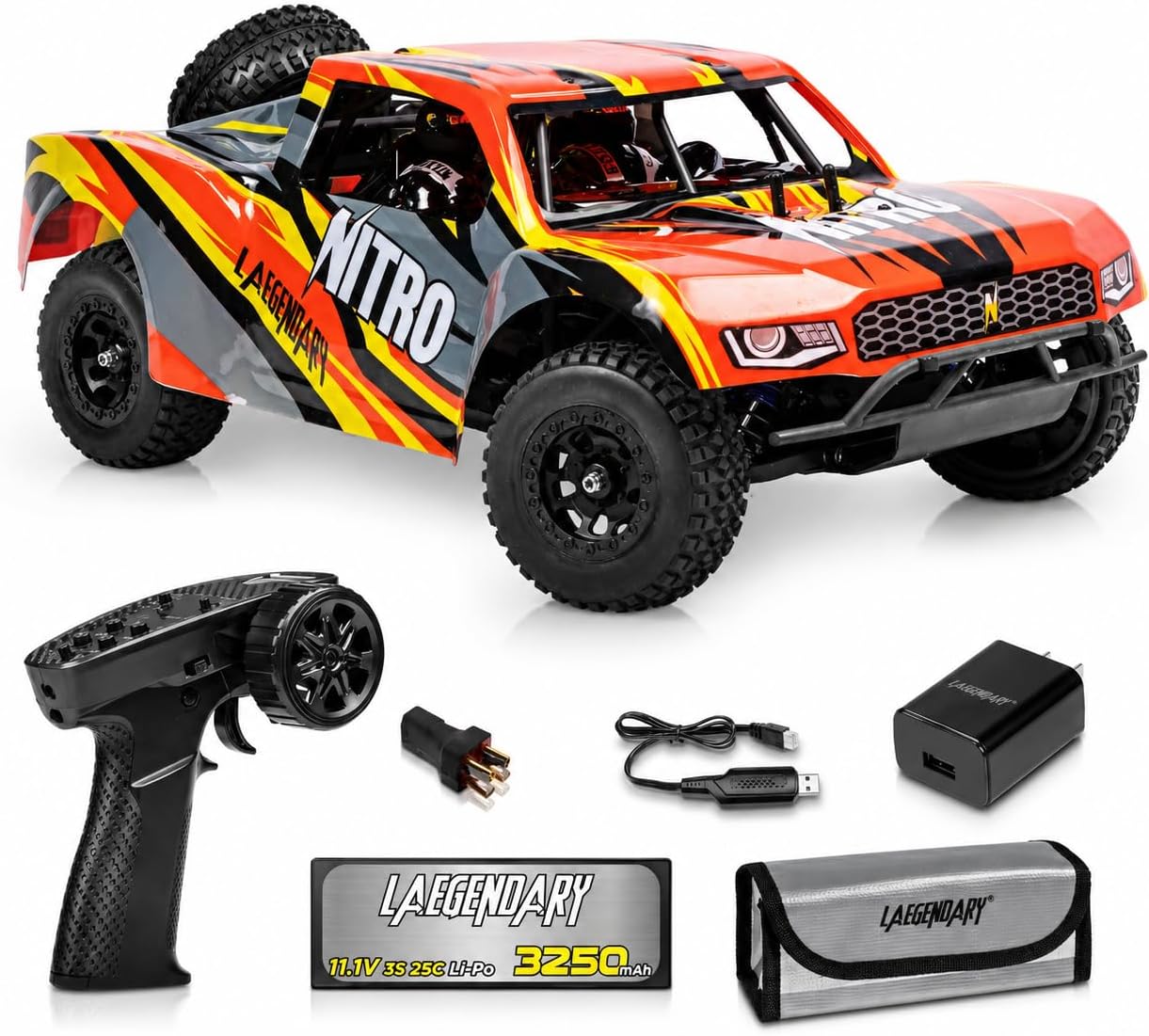 Rc Roc Hobby - Полноприводный радиоуправляемый внедорожник 2,4 ГГц, масштаб